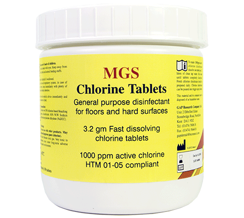 MGS Chlorine tablets